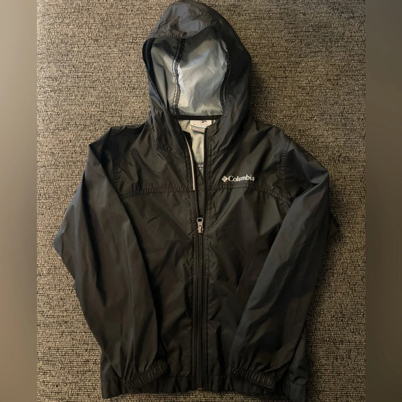 Columbia Other - Kids Black Hooded Columbia Rain Jacket